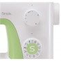 Singer | Simple 3229 | Sewing Machine | Number of stitches 31 | Number of buttonholes 1 | White/Green - 4